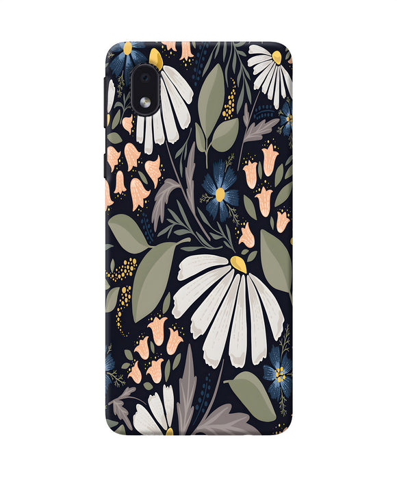 Flowers Art Samsung M01 Core Back Cover