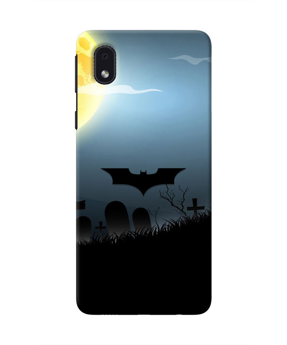 Batman Scary cemetry Samsung M01 Core Real 4D Back Cover