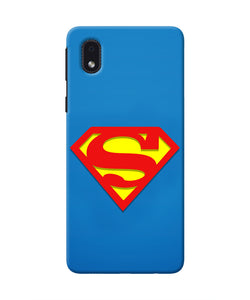 Superman Blue Samsung M01 Core Real 4D Back Cover