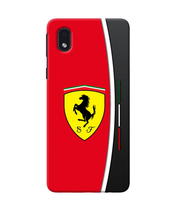 Ferrari Abstract Red Samsung M01 Core Real 4D Back Cover