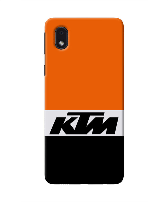 KTM Colorblock Samsung M01 Core Real 4D Back Cover