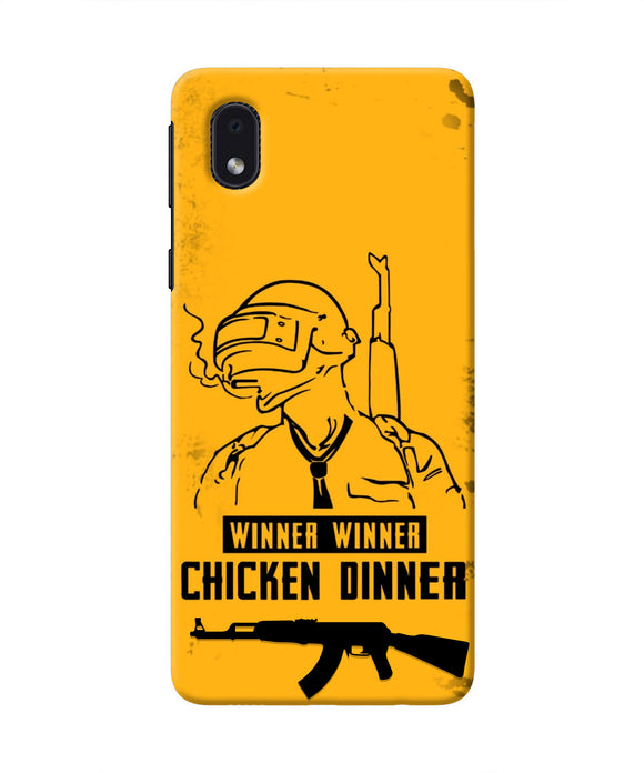 PUBG Chicken Dinner Samsung M01 Core Real 4D Back Cover