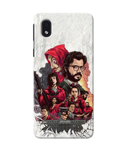 Money Heist Poster Samsung M01 Core Back Cover