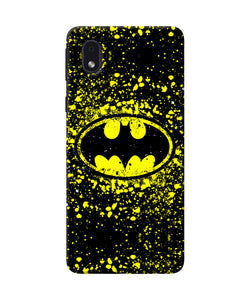Batman Last Knight Print Yellow Samsung M01 Core Back Cover
