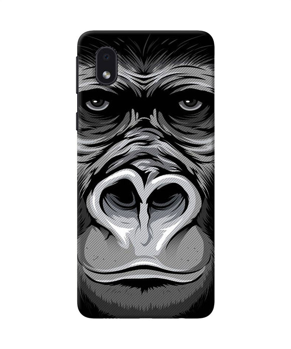 Black Chimpanzee Samsung M01 Core Back Cover
