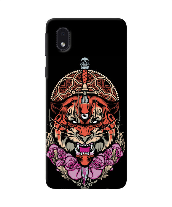 Abstract Tiger Samsung M01 Core Back Cover