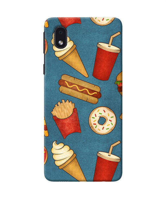Abstract Food Print Samsung M01 Core Back Cover