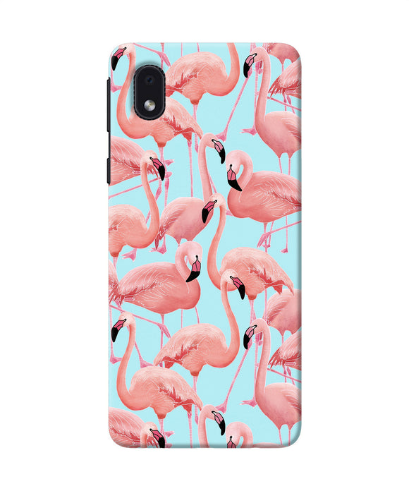 Abstract Sheer Bird Print Samsung M01 Core Back Cover