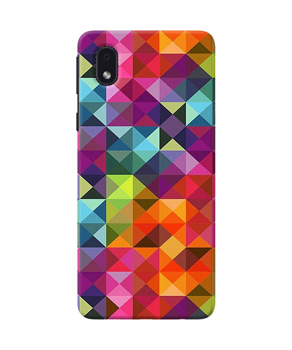 Abstract Triangle Pattern Samsung M01 Core Back Cover
