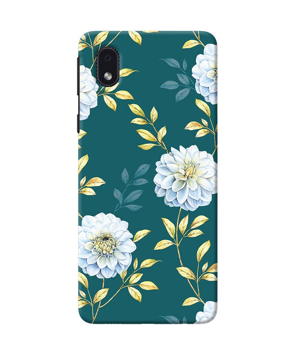 Flower Canvas Samsung M01 Core Back Cover