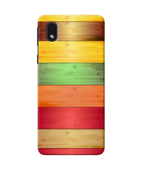 Wooden Colors Samsung M01 Core Back Cover