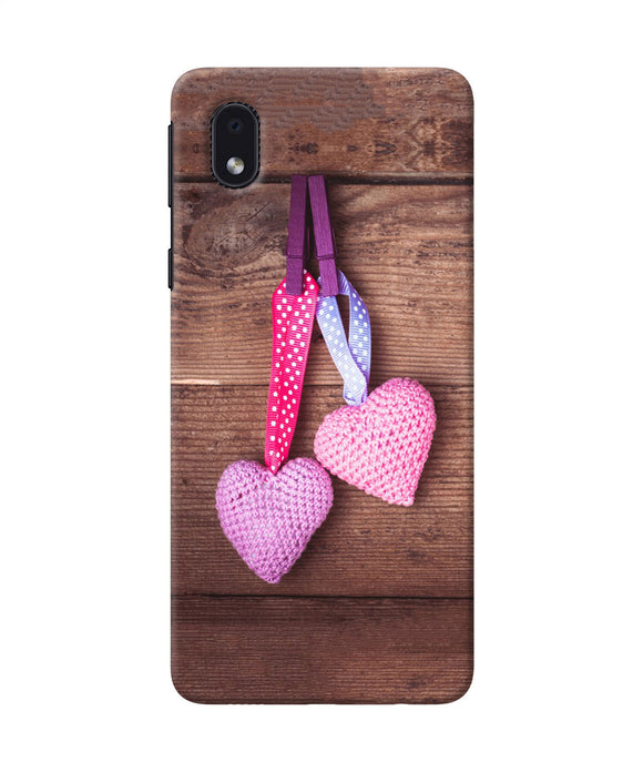 Two Gift Hearts Samsung M01 Core Back Cover
