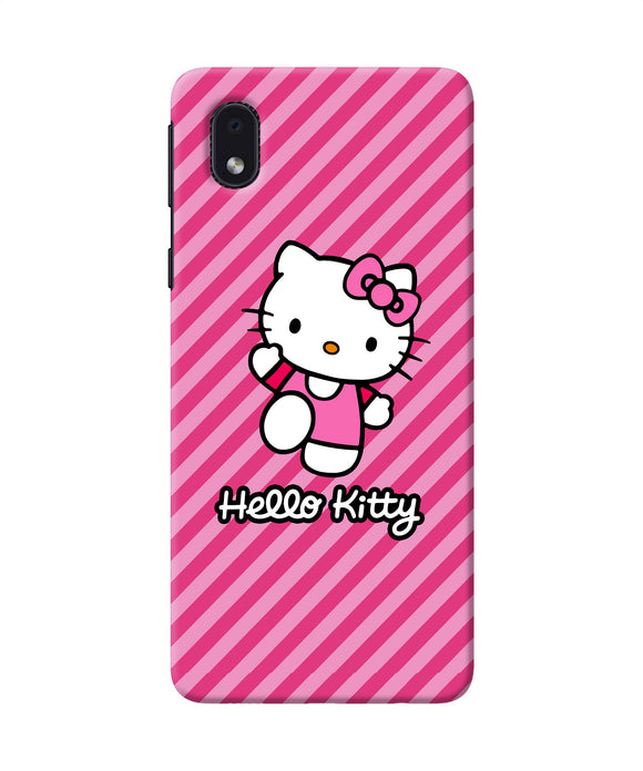 Hello Kitty Pink Samsung M01 Core Back Cover