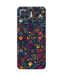 Geometric Abstract Oppo F17 Pro Back Cover