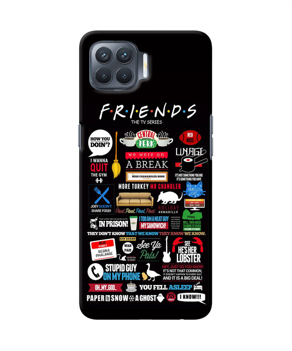 Friends Oppo F17 Pro Back Cover