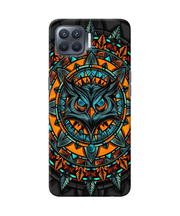 Angry Owl Art Oppo F17 Pro Back Cover