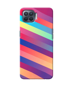 Stripes color Oppo F17 Pro Back Cover