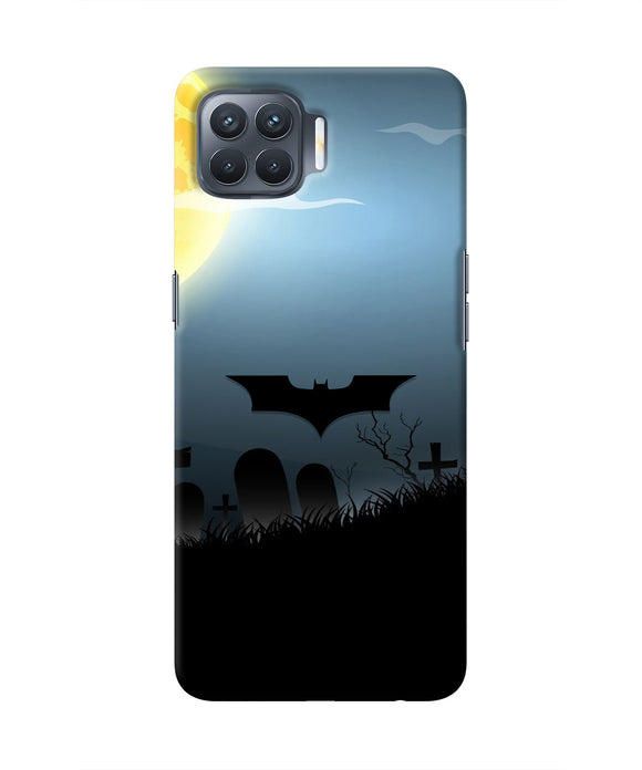 Batman Scary cemetry Oppo F17 Pro Real 4D Back Cover
