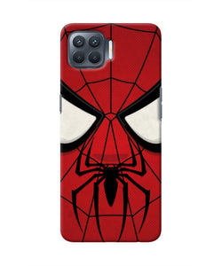Spiderman Face Oppo F17 Pro Real 4D Back Cover