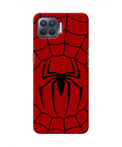 Spiderman Web Oppo F17 Pro Real 4D Back Cover