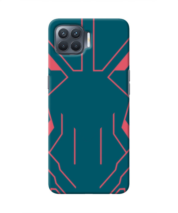 Superman Techno Oppo F17 Pro Real 4D Back Cover