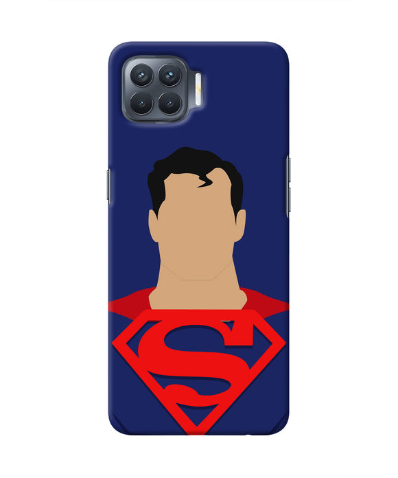 Superman Cape Oppo F17 Pro Real 4D Back Cover