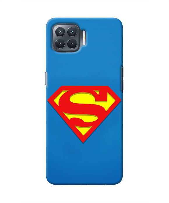 Superman Blue Oppo F17 Pro Real 4D Back Cover