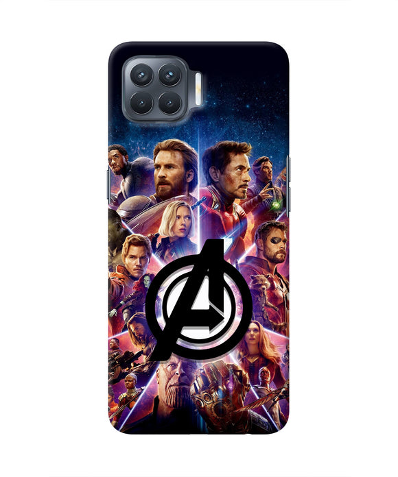 Avengers Superheroes Oppo F17 Pro Real 4D Back Cover