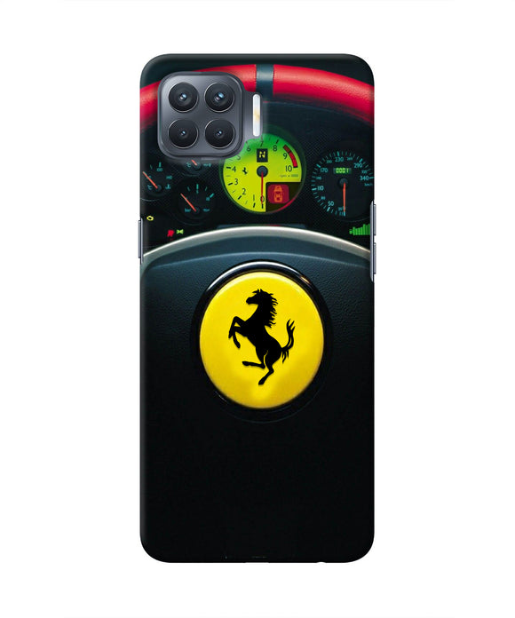 Ferrari Steeriing Wheel Oppo F17 Pro Real 4D Back Cover