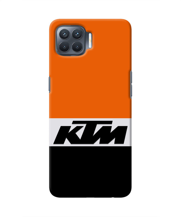 KTM Colorblock Oppo F17 Pro Real 4D Back Cover