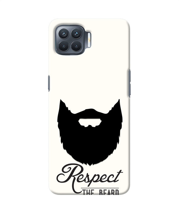 Respect the Beard Oppo F17 Pro Real 4D Back Cover