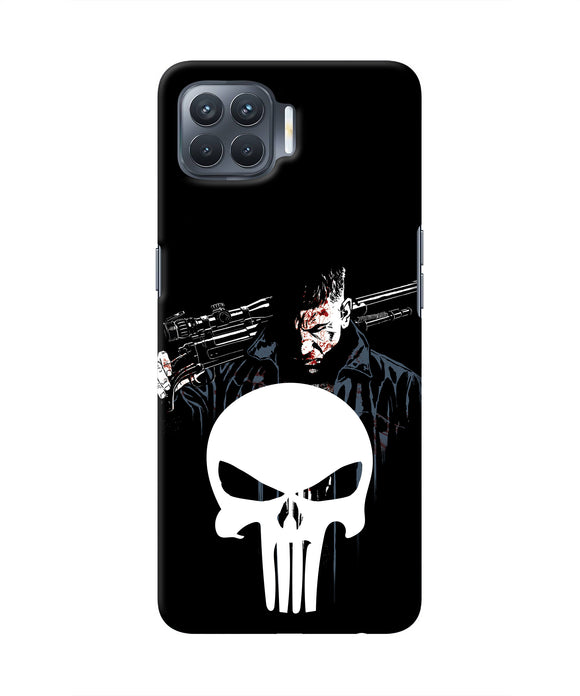 Punisher Character Oppo F17 Pro Real 4D Back Cover