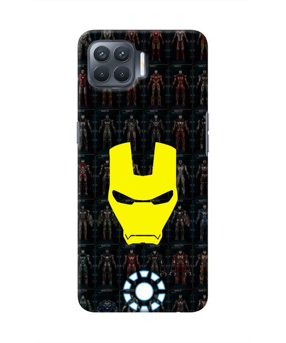 Iron Man Suit Oppo F17 Pro Real 4D Back Cover