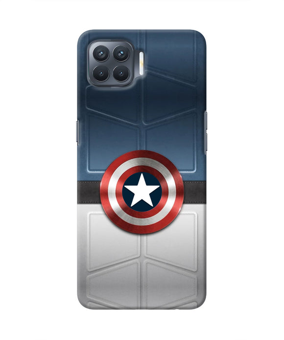Captain America Suit Oppo F17 Pro Real 4D Back Cover