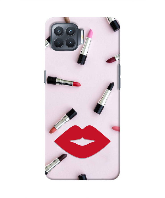 Lips Lipstick Shades Oppo F17 Pro Real 4D Back Cover