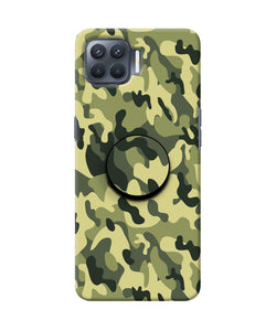 Camouflage Oppo F17 Pro Pop Case