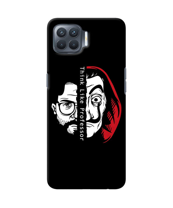 Money Heist Think Like Professor Oppo F17 Pro Back Cover