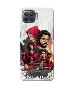 Money Heist Poster Oppo F17 Pro Back Cover