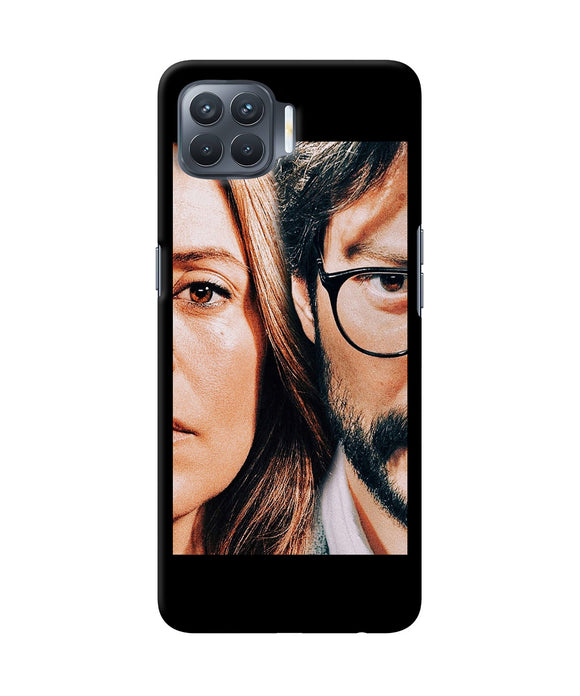 Money Heist Professor With Rachel Oppo F17 Pro Back Cover