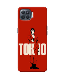 Money Heist Tokyo With Gun Oppo F17 Pro Back Cover