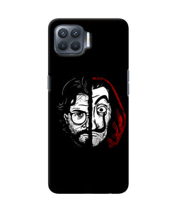 Money Heist Professor Mask Sketch Oppo F17 Pro Back Cover