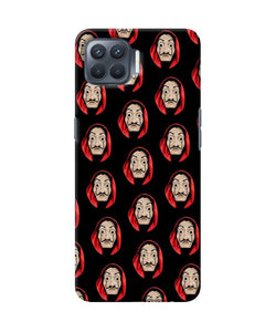 Money Heist Mask Oppo F17 Pro Back Cover