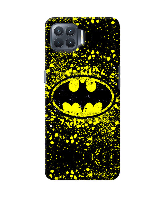 Batman Last Knight Print Yellow Oppo F17 Pro Back Cover