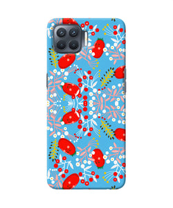 Small Red Animation Pattern Oppo F17 Pro Back Cover