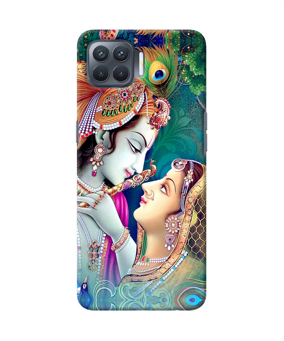 Lord Radha Krishna Paint Oppo F17 Pro Back Cover