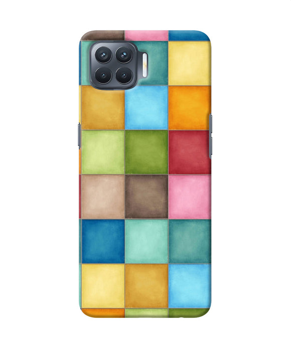 Abstract Colorful Squares Oppo F17 Pro Back Cover