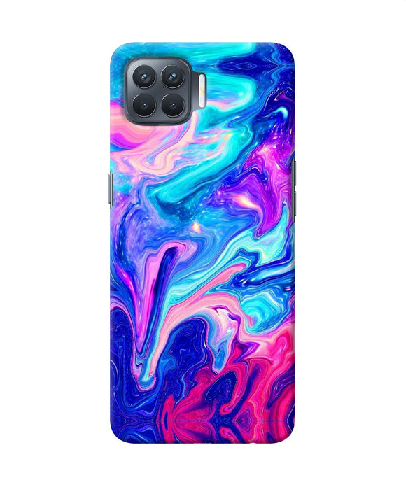 Abstract Colorful Water Oppo F17 Pro Back Cover
