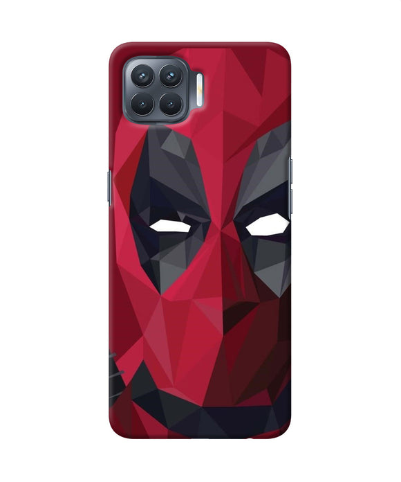 Abstract Deadpool Mask Oppo F17 Pro Back Cover