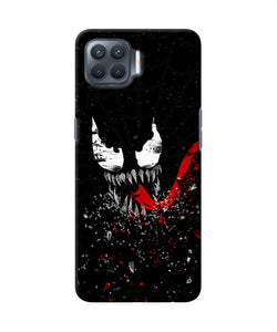 Venom Black Poster Oppo F17 Pro Back Cover