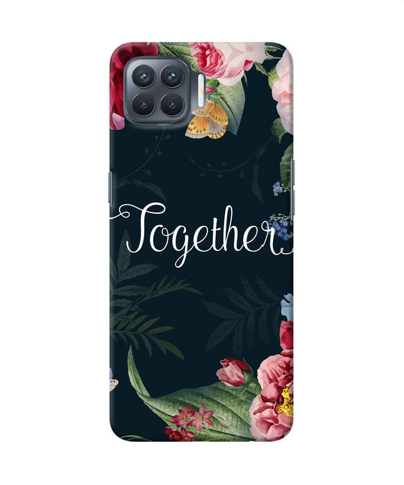Together Flower Oppo F17 Pro Back Cover